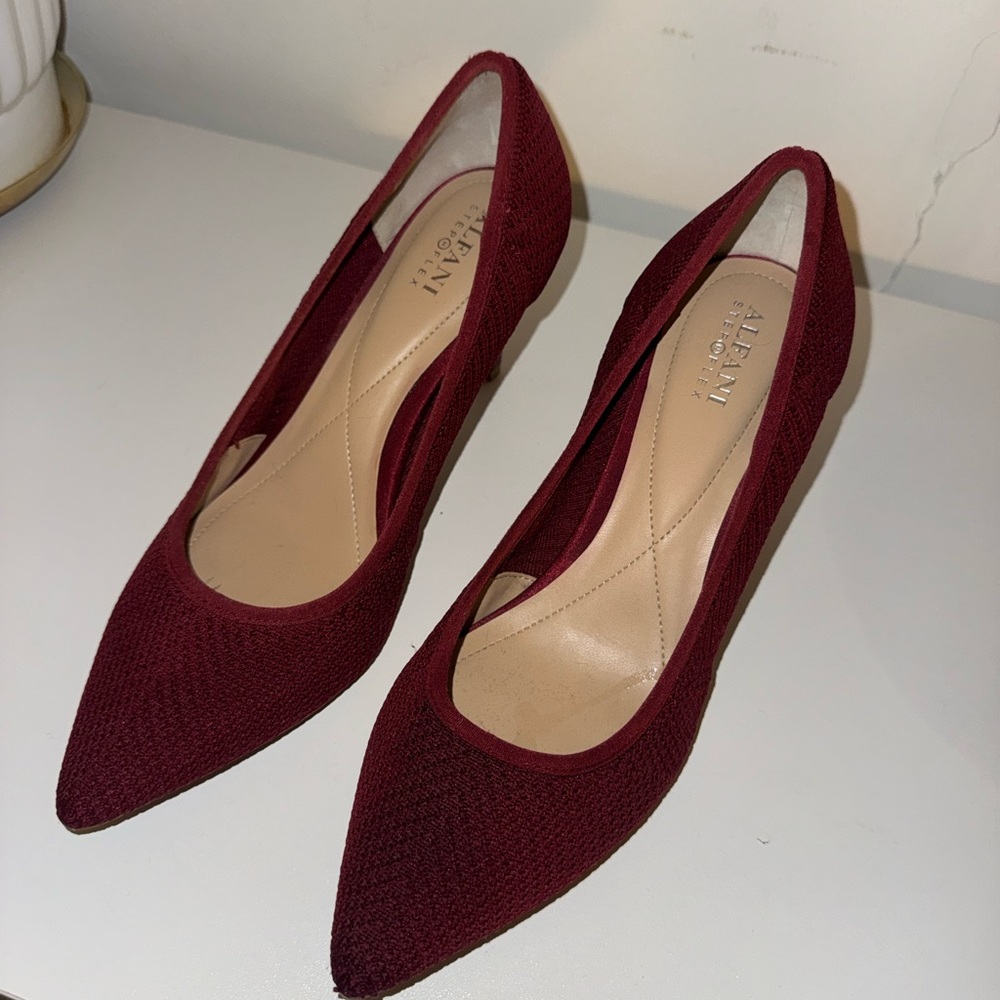 Alfani Burgundy Heels for Women